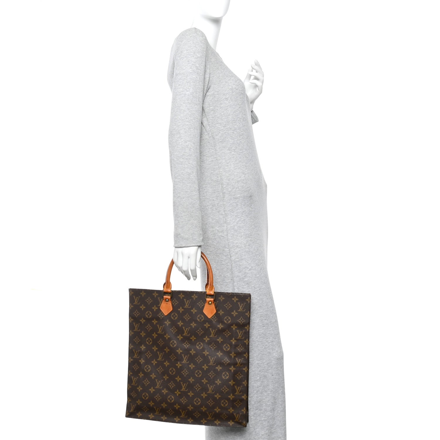 Louis Vuitton Monogram Sac Plat 2 of 14