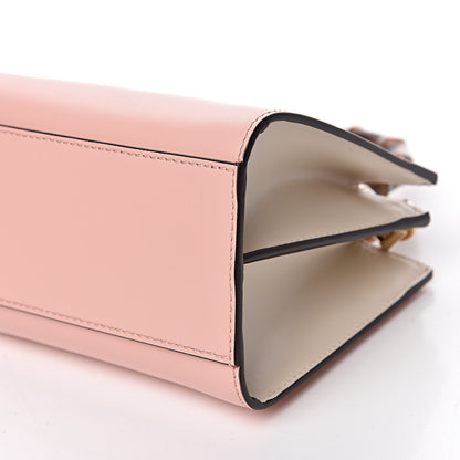 Gucci Nappa Bamboo Web Mini Nymphaea Top Handle Bag Perfect Pink Mystic White 9 of 16