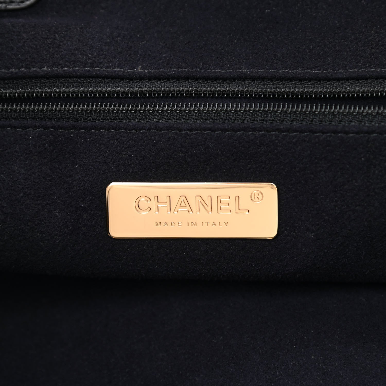 Chanel Calfskin Crocodile Embossed Large Cocodile Shopping Tote Black 6 of 10
