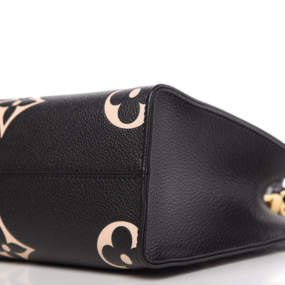 Louis Vuitton Empreinte Monogram Giant Onthego PM Black Beige 7 of 11