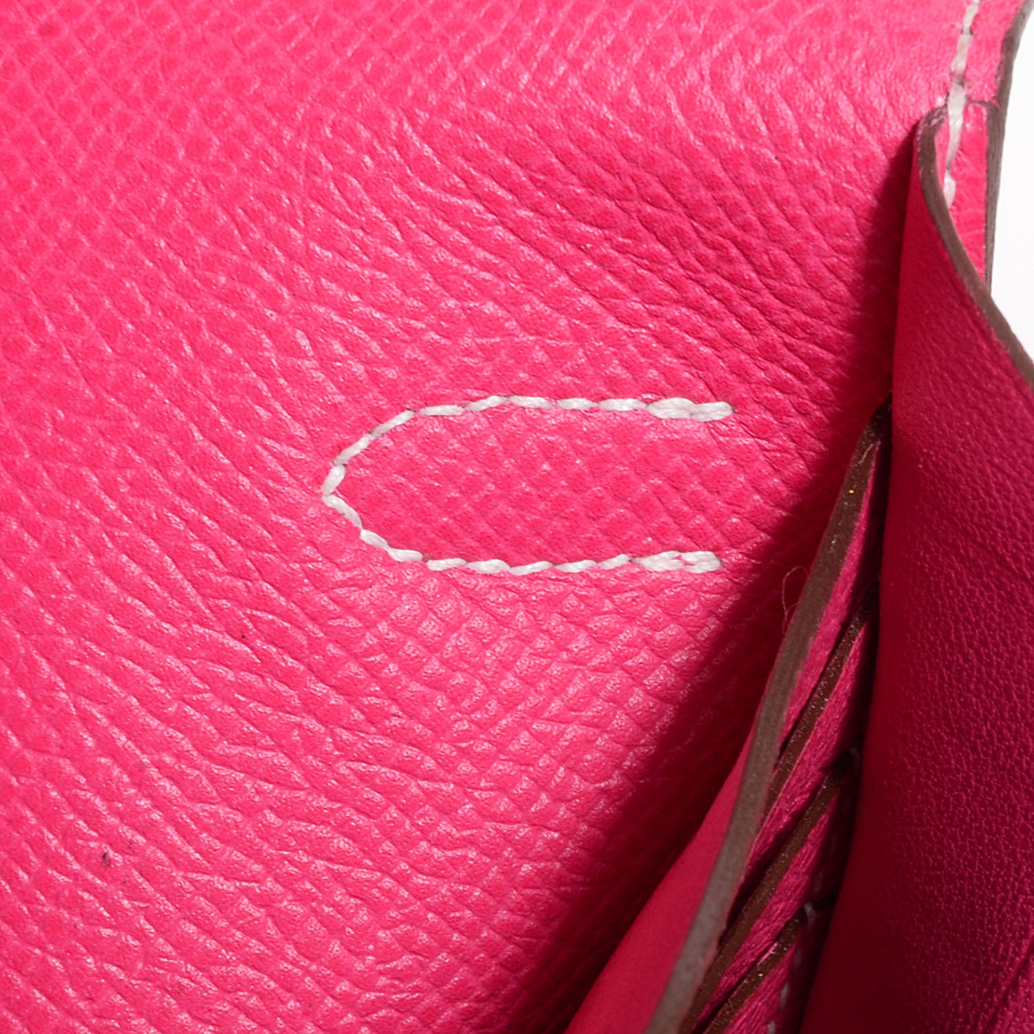 Hermes Epsom Kelly Longue Wallet Rose Tyrien 10 of 14