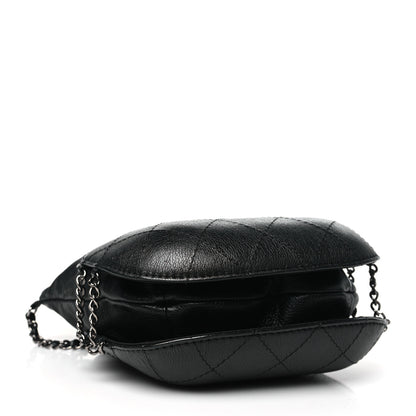Chanel Calfskin Quilted Small Gabrielle Bucket Black 4 of 11