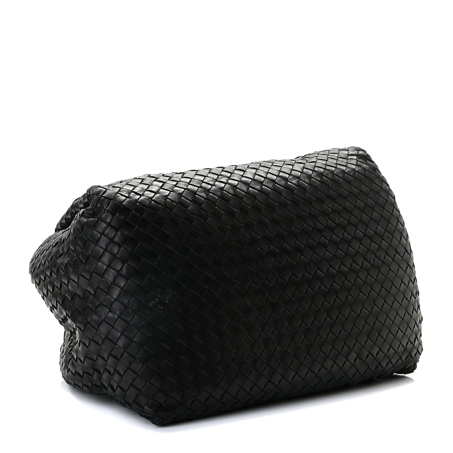 Nappa Intrecciato Parachute Bag Black