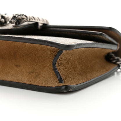Gucci GG Supreme Monogram Super Mini Dionysus Shoulder Bag Taupe 9 of 11