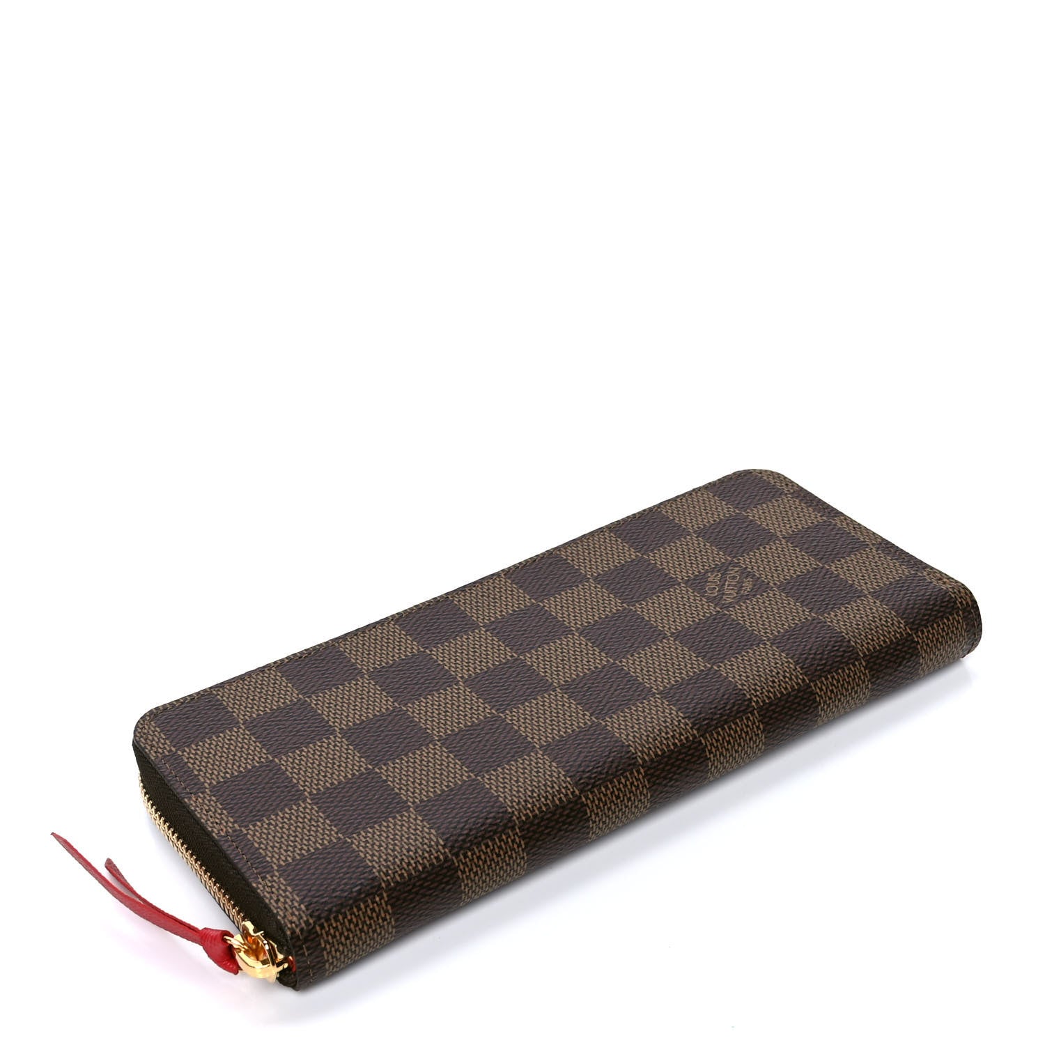 Louis Vuitton Damier Ebene Clemence Wallet Cherry 3 of 4
