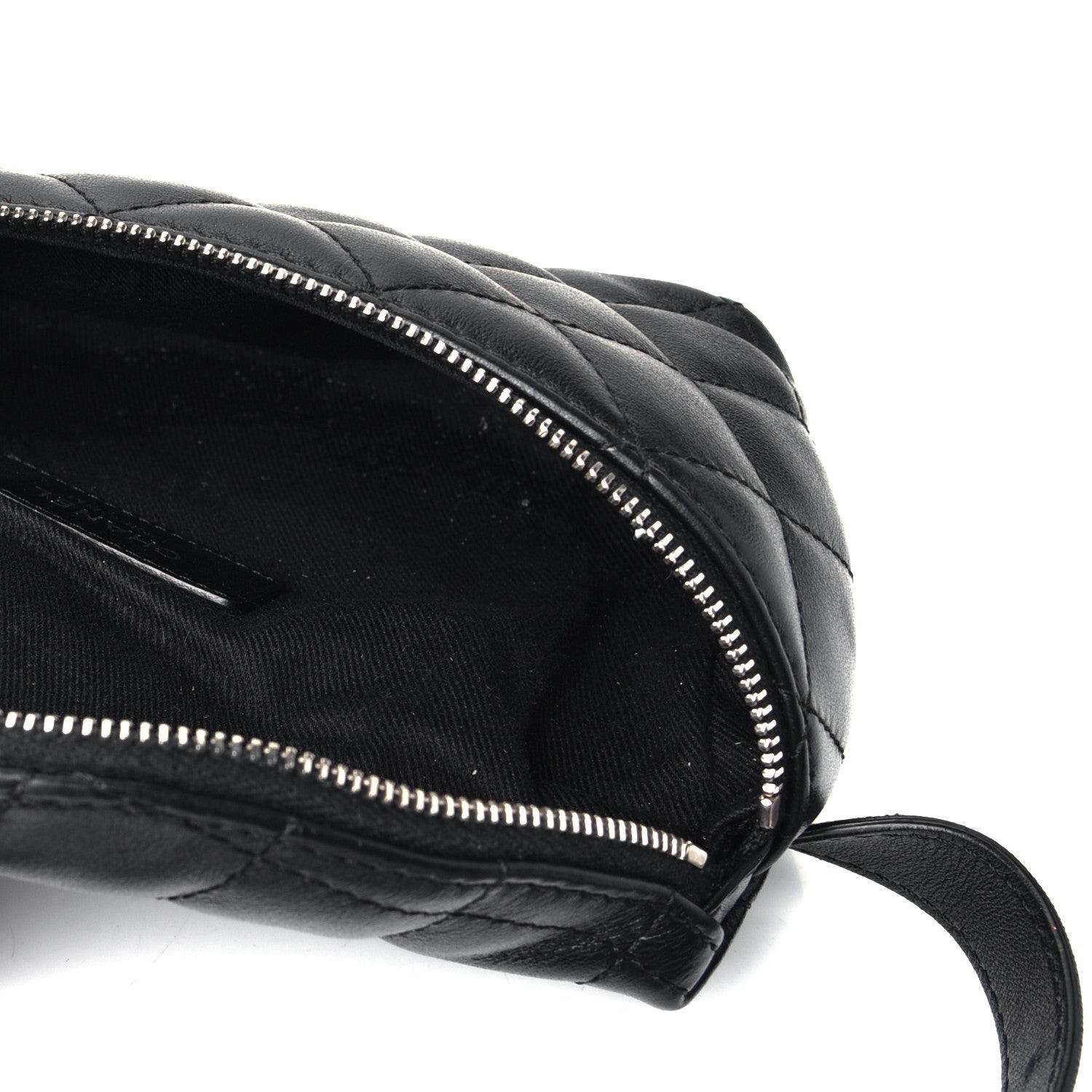 Chanel Lambskin Quilted Waist Belt Bag Black 4 of 4