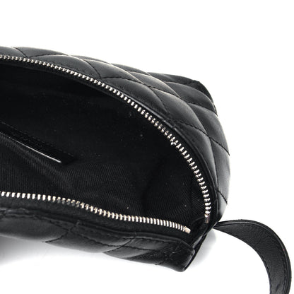 Chanel Lambskin Quilted Waist Belt Bag Black 4 of 4