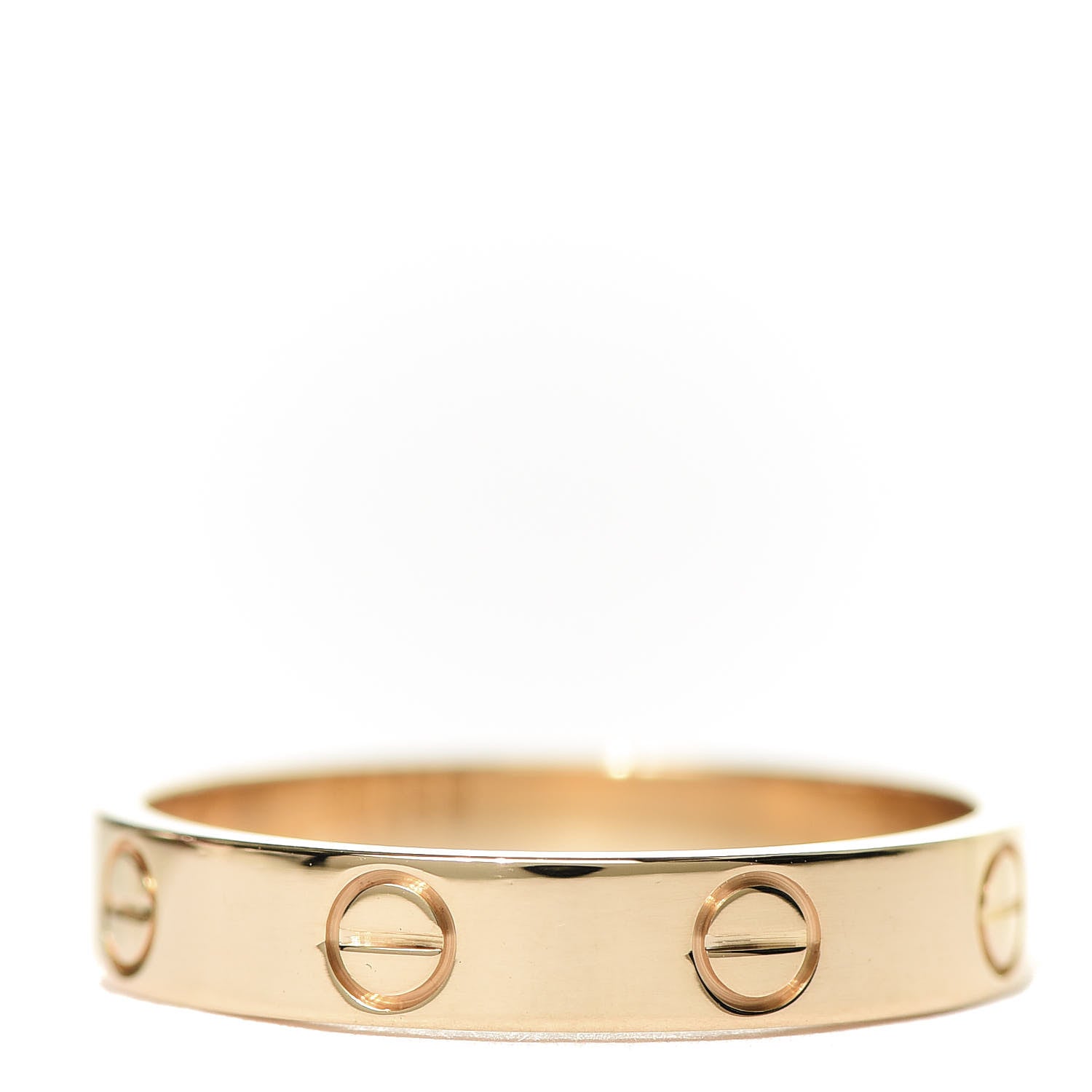 Cartier 18K Yellow Gold 3.5mm LOVE Wedding Band Ring 55 7.25 3 of 6