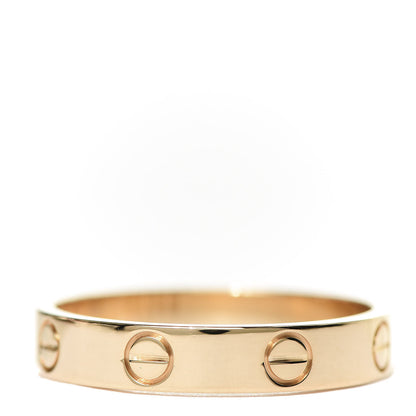 Cartier 18K Yellow Gold 3.5mm LOVE Wedding Band Ring 55 7.25 3 of 6