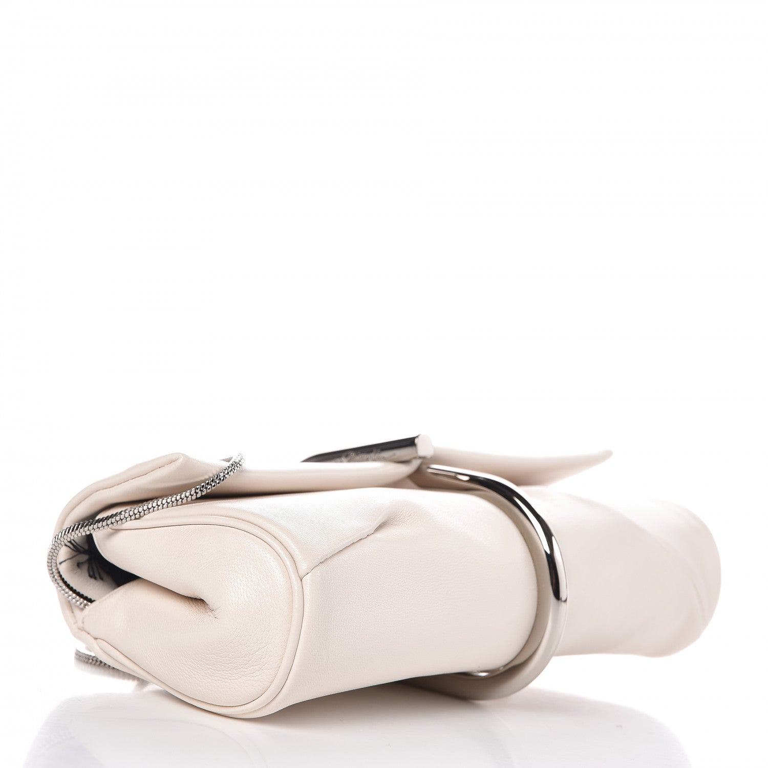 3.1 Phillip Lim 3.1 Smooth Calfskin Alix Minaudiere Clutch Natural White 4 of 8