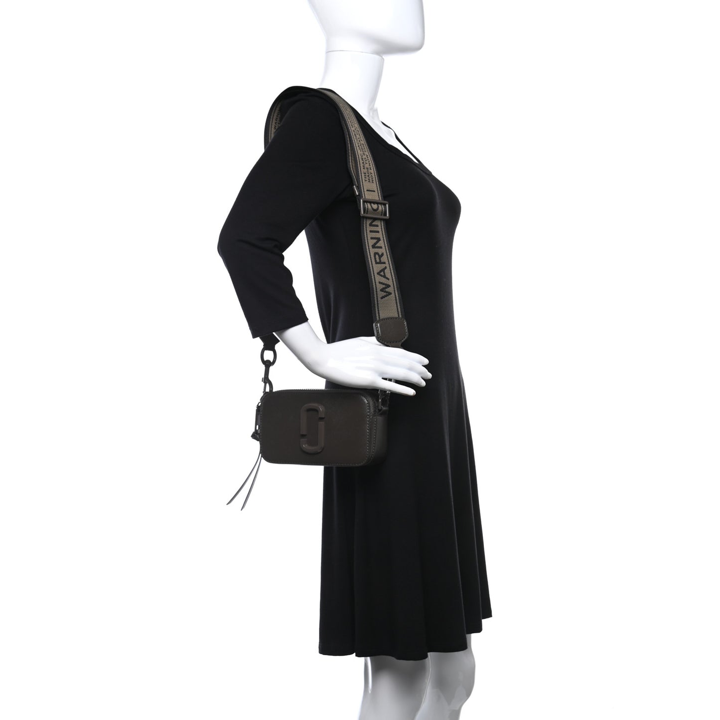 Saffiano Snapshot Camera Bag Ink Grey