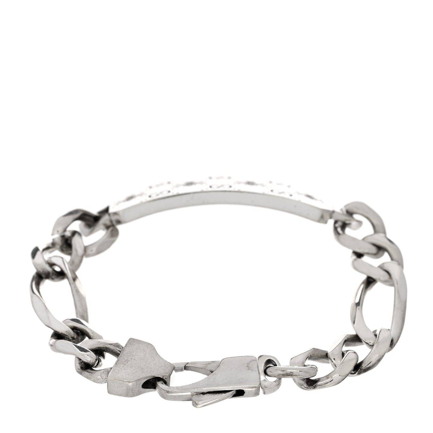 Sterling Silver GG Bee ID Chain Bracelet