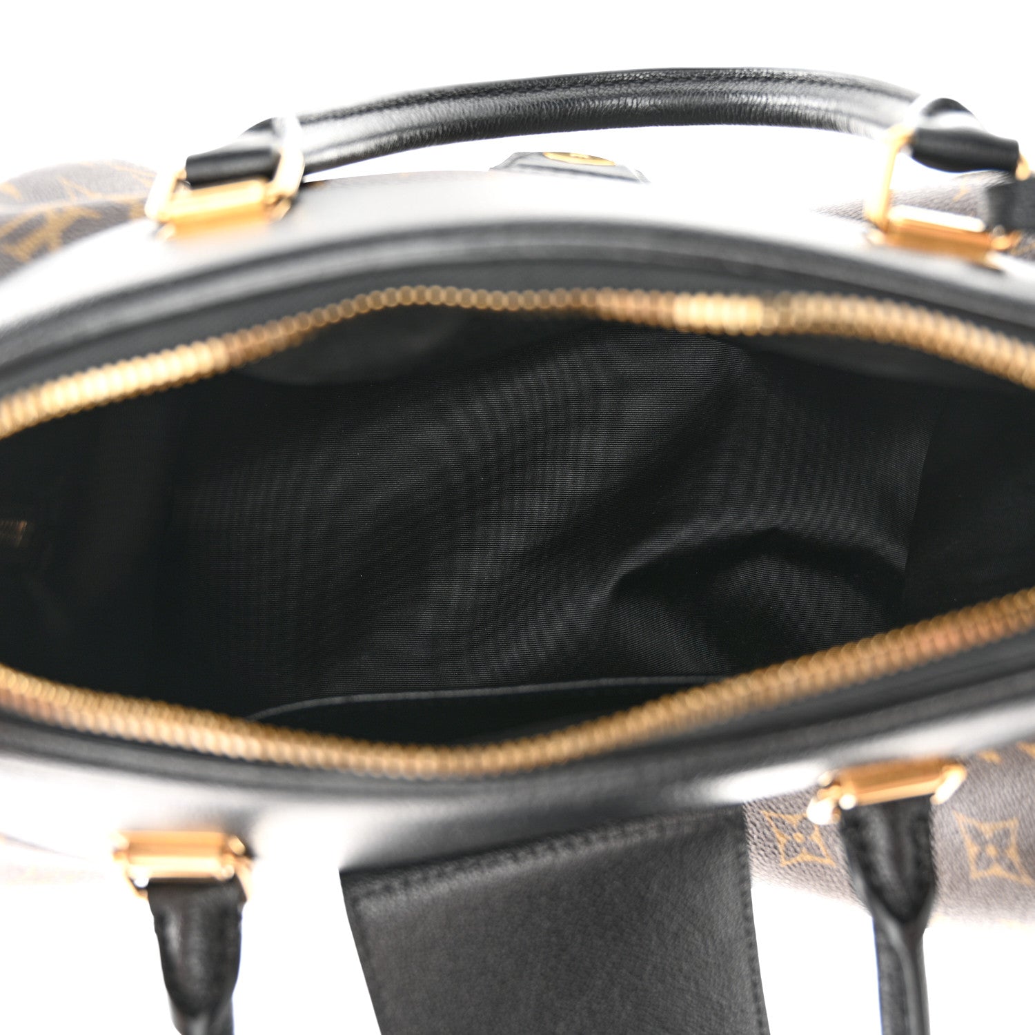 Louis Vuitton Monogram Golden Arrow Speedy Black 5 of 9