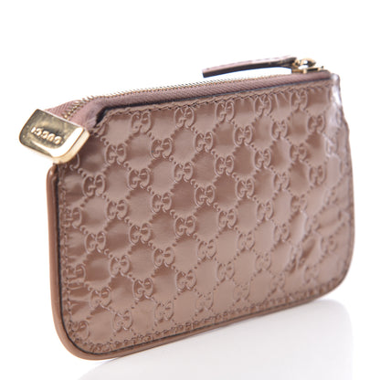 Gucci Shine Guccissima Key Case Dark Cipria 3 of 7