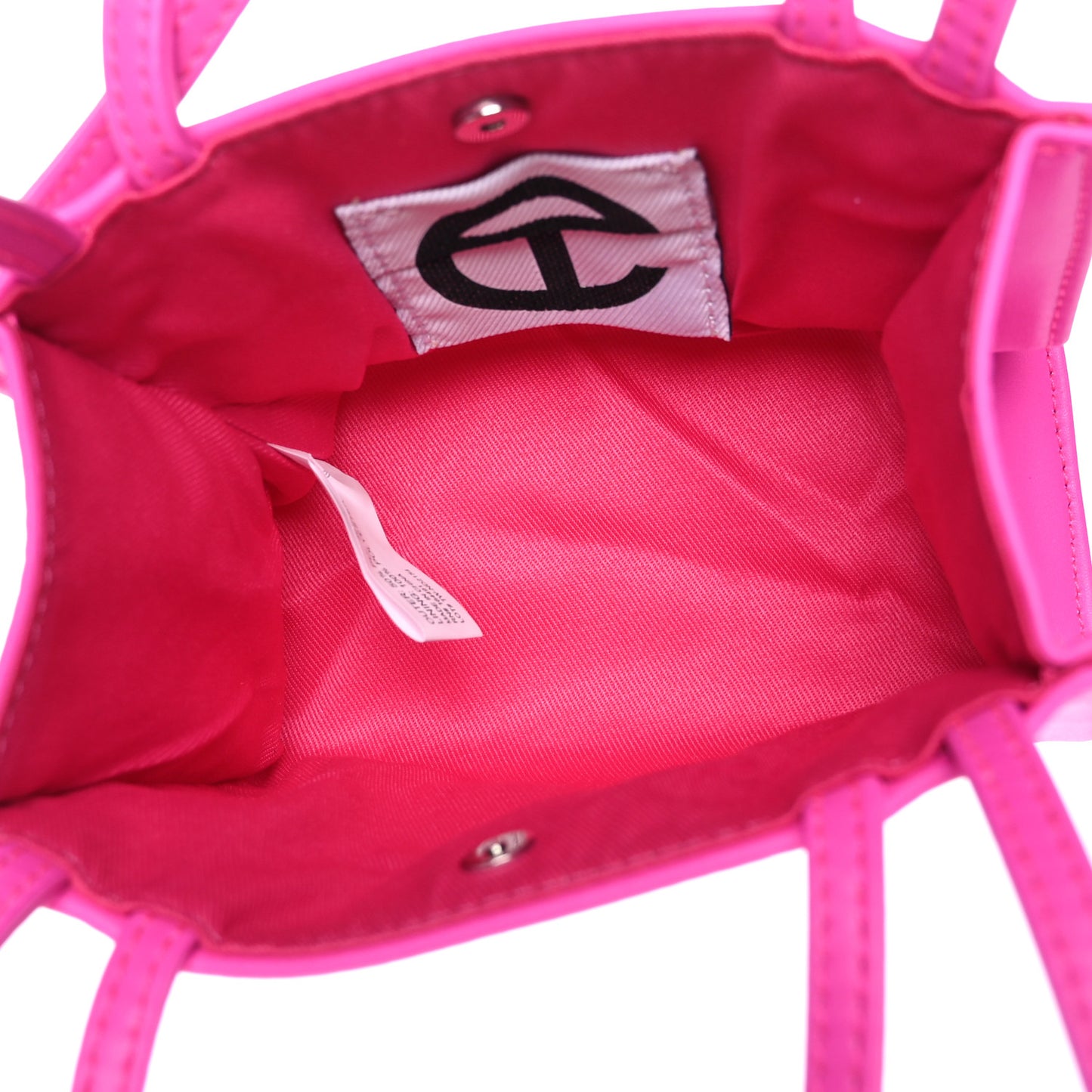 Vegan Leather Small Shopping Bag Azalea