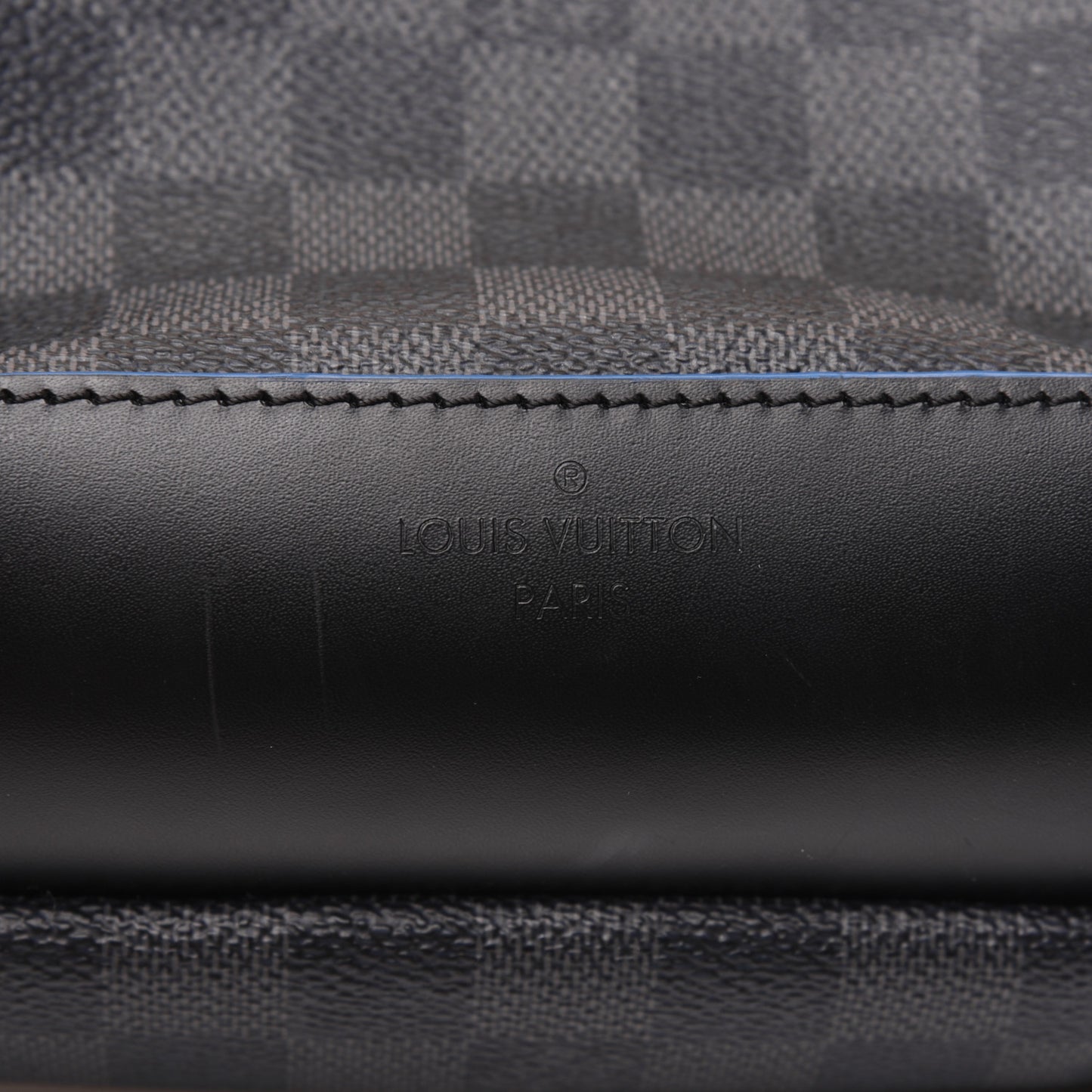 Damier Graphite Avenue Sling Backpack Blue