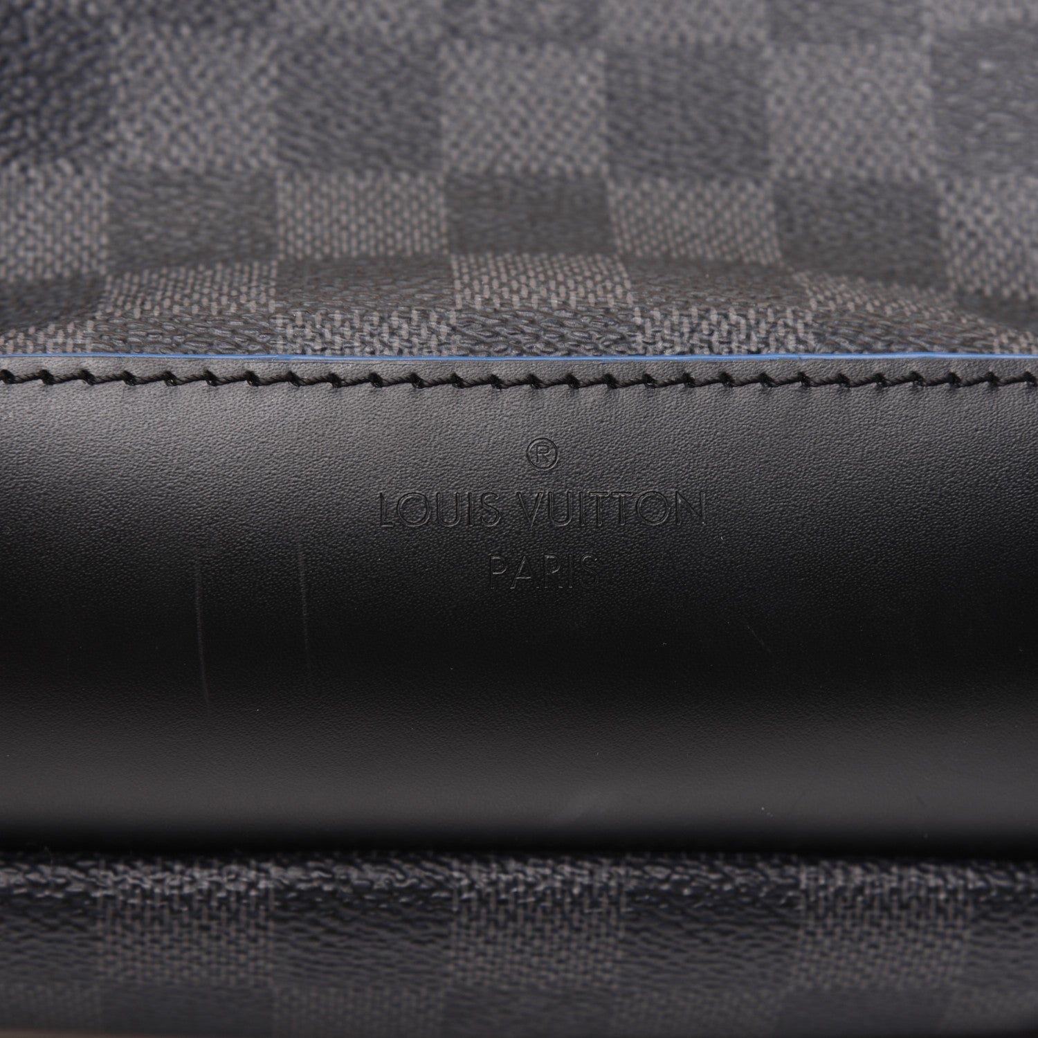 Louis Vuitton Damier Graphite Avenue Sling Backpack Blue 9 of 13