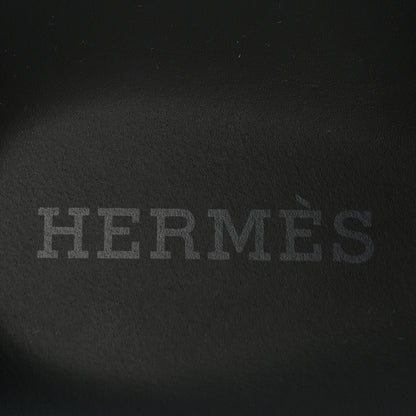Hermes Calfskin Womens Chypre Sandals 36.5 Black 8 of 10
