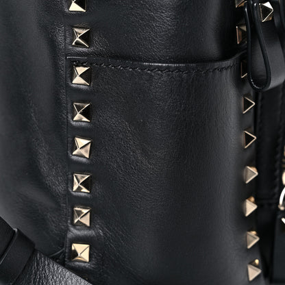 Valentino Garavani Vitello Medium Rockstud Backpack Black 13 of 16