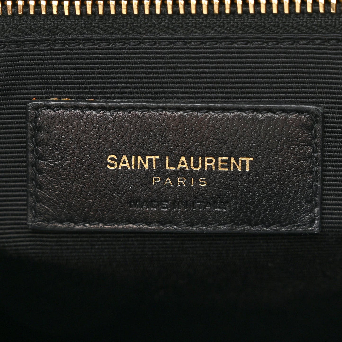 Grain De Poudre Matelasse Chevron Monogram Shopping Bag Black