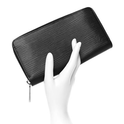 Louis Vuitton Epi Zippy Wallet Black 2 of 7