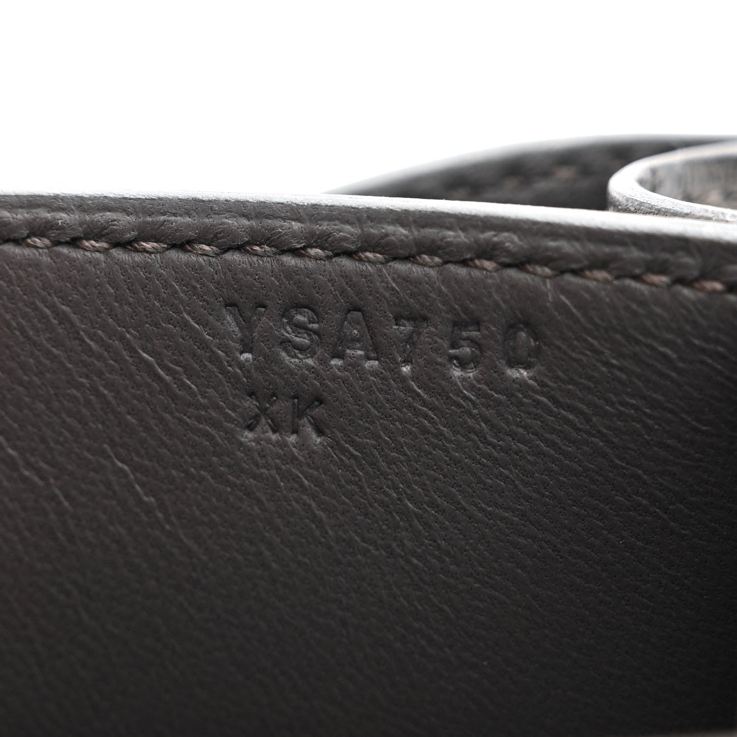 Hermes Ostrich Constance 18 Graphite 7 of 11
