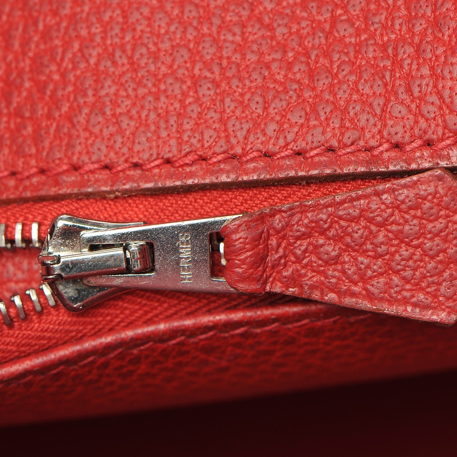 Hermes Buffle Skipper Birkin 35 Rouge Vif 20 of 40