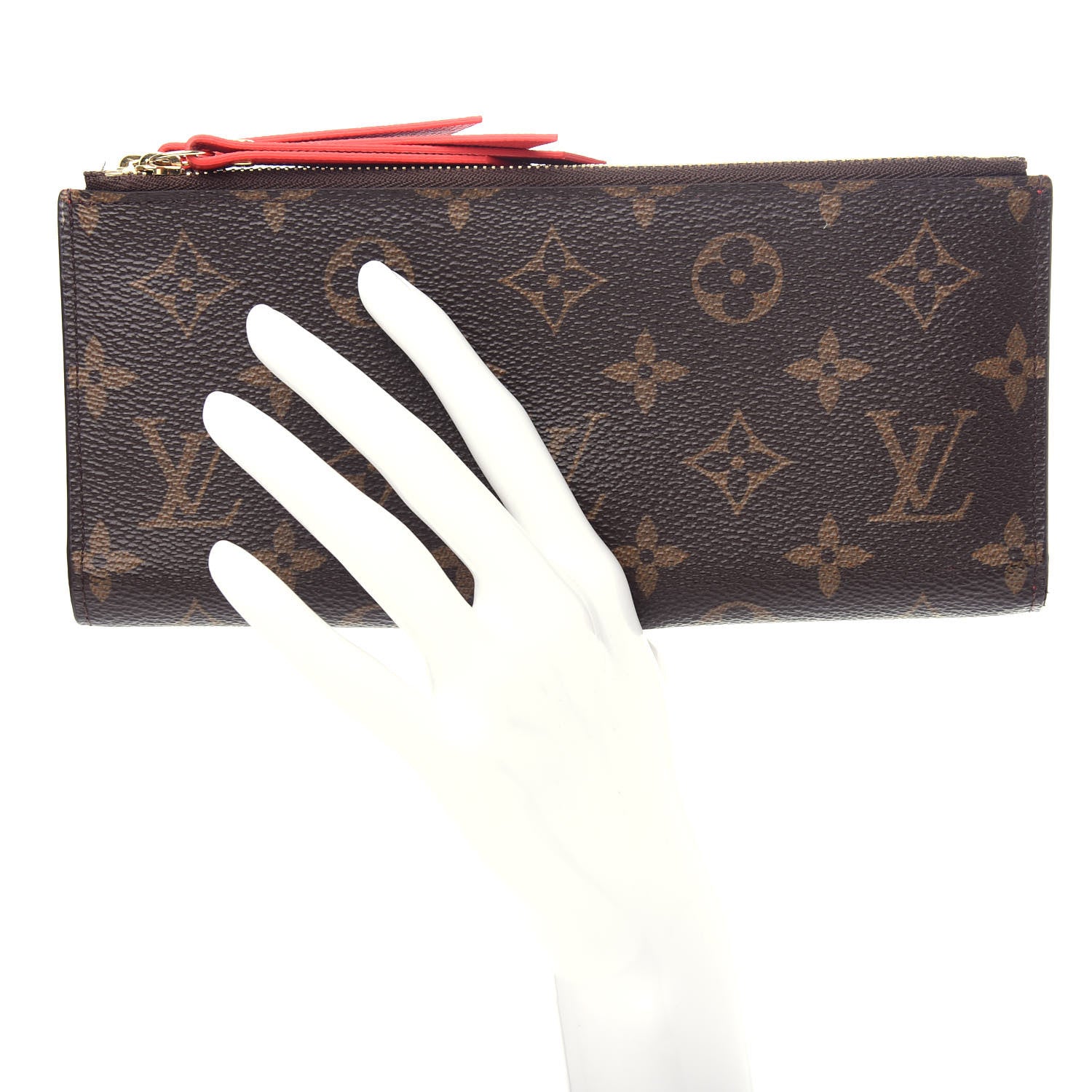 Louis Vuitton Monogram Adele Wallet Coquelicot 2 of 8