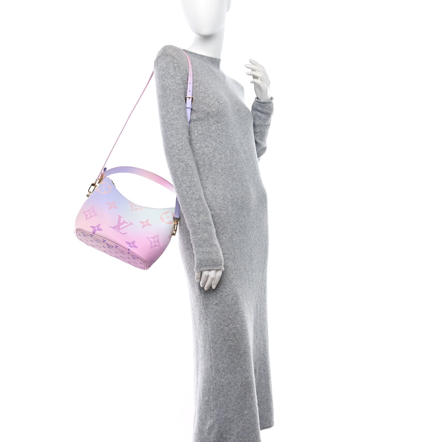 Louis Vuitton Monogram Giant Spring In The City Marshmallow Hobo PM Sunrise Pastel 2 of 11