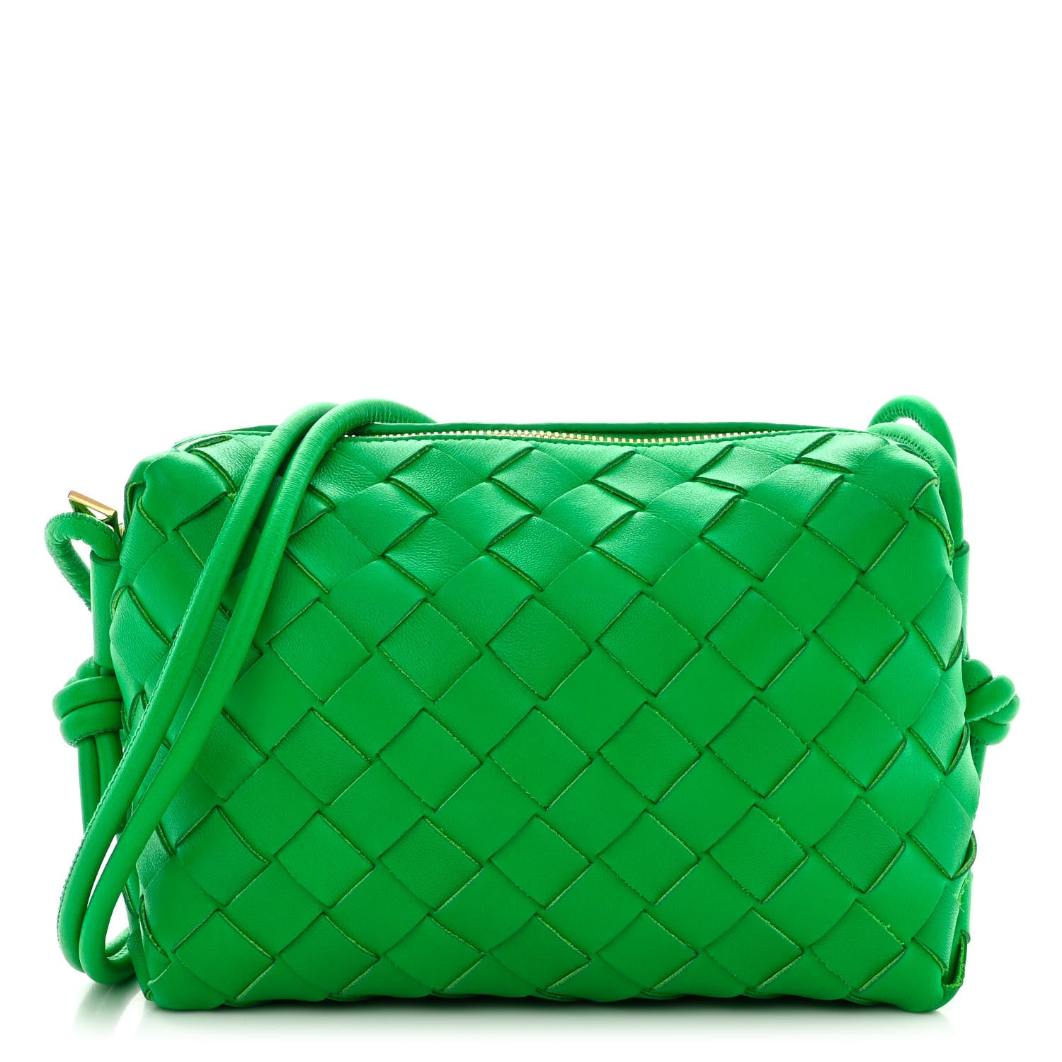 Bottega Veneta Nappa Intrecciato Mini Loop Camera Bag Parakeet 1 of 9