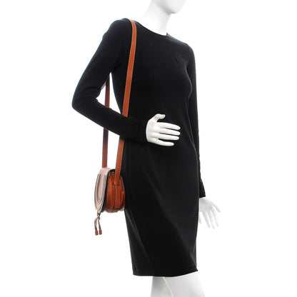 Chloe Calfskin Mini Marcie Round Crossbody Bag Tan 2 of 9