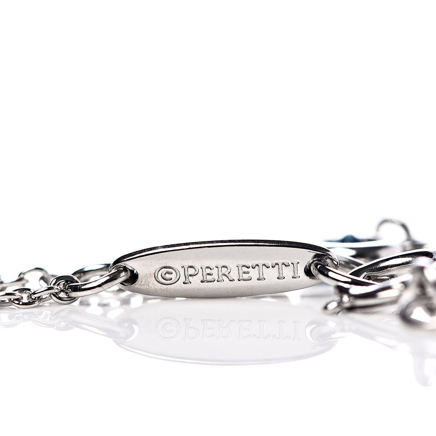 Platinum Aquamarine Elsa Peretti Color By The Yard 5 Station Bracelet