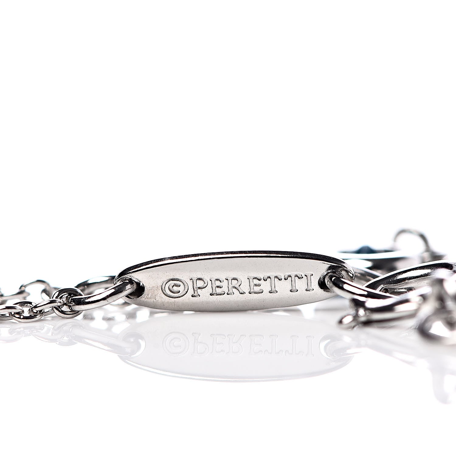 Tiffany Platinum Aquamarine Elsa Peretti Color By The Yard 5 Station Bracelet 5 of 6