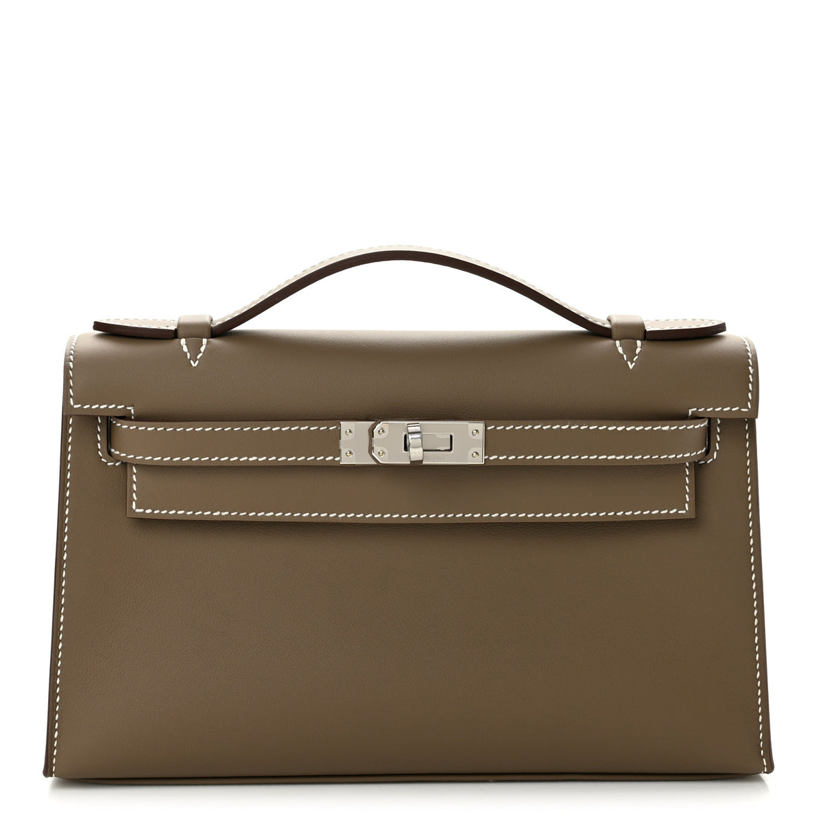 Swift Kelly Pochette Clutch Etoupe
