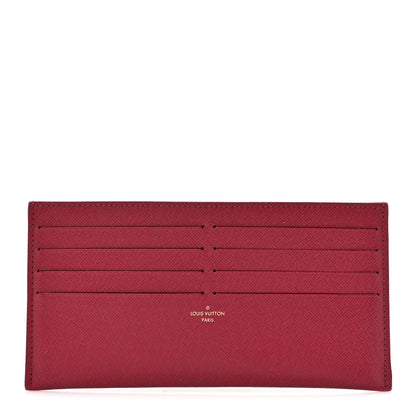 Louis Vuitton Calfskin Felicie Card Holder Insert Fuchsia 1 of 10