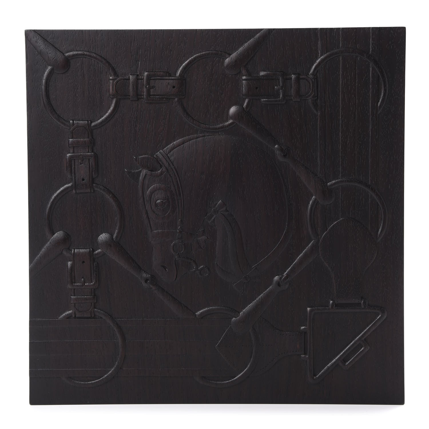 Hermes Lacquered Wood Box Black 1 of 10