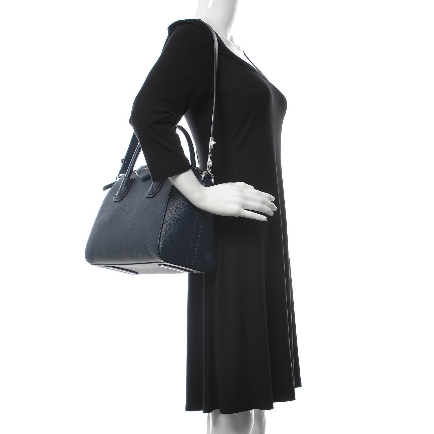 Givenchy Sugar Goatskin Small Antigona Night Blue 2 of 10