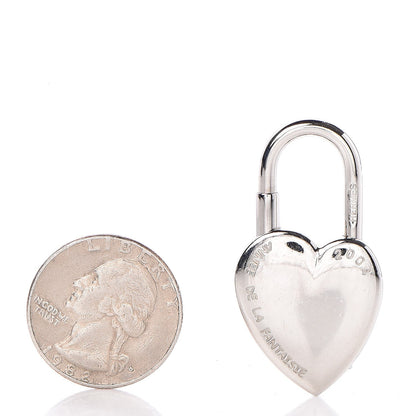 Hermes Palladium Annee De La Fantaisie Heart Cadena Lock 2 of 3
