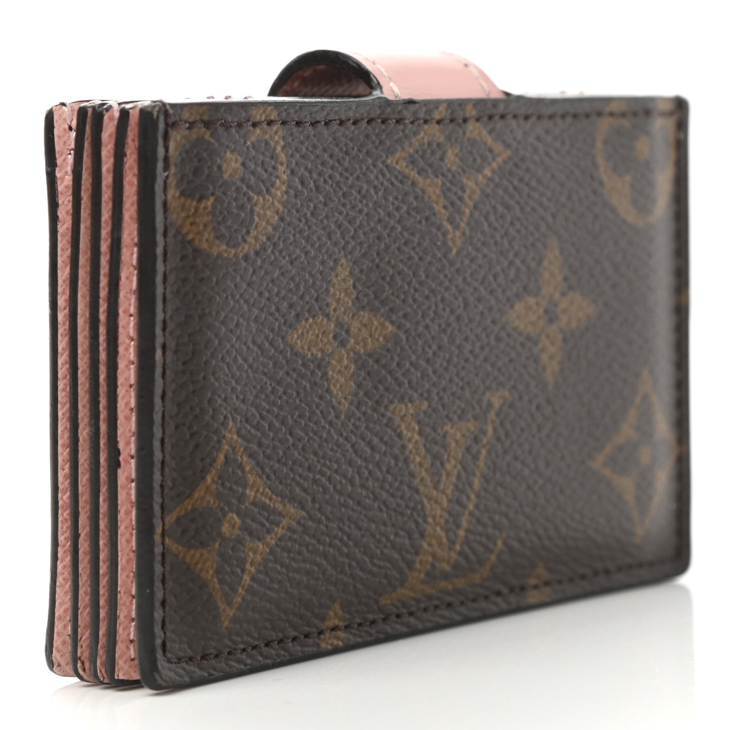 Louis Vuitton Monogram Gusset Card Holder Rose Ballerine 3 of 8