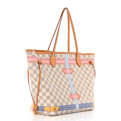 Louis Vuitton Damier Azur Summer Trunks Neo Neverfull MM 4 of 19