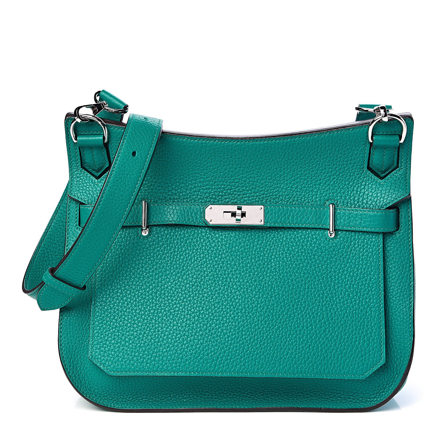 Hermes Taurillon Clemence Jypsiere 28 Bleu Paon 1 of 10