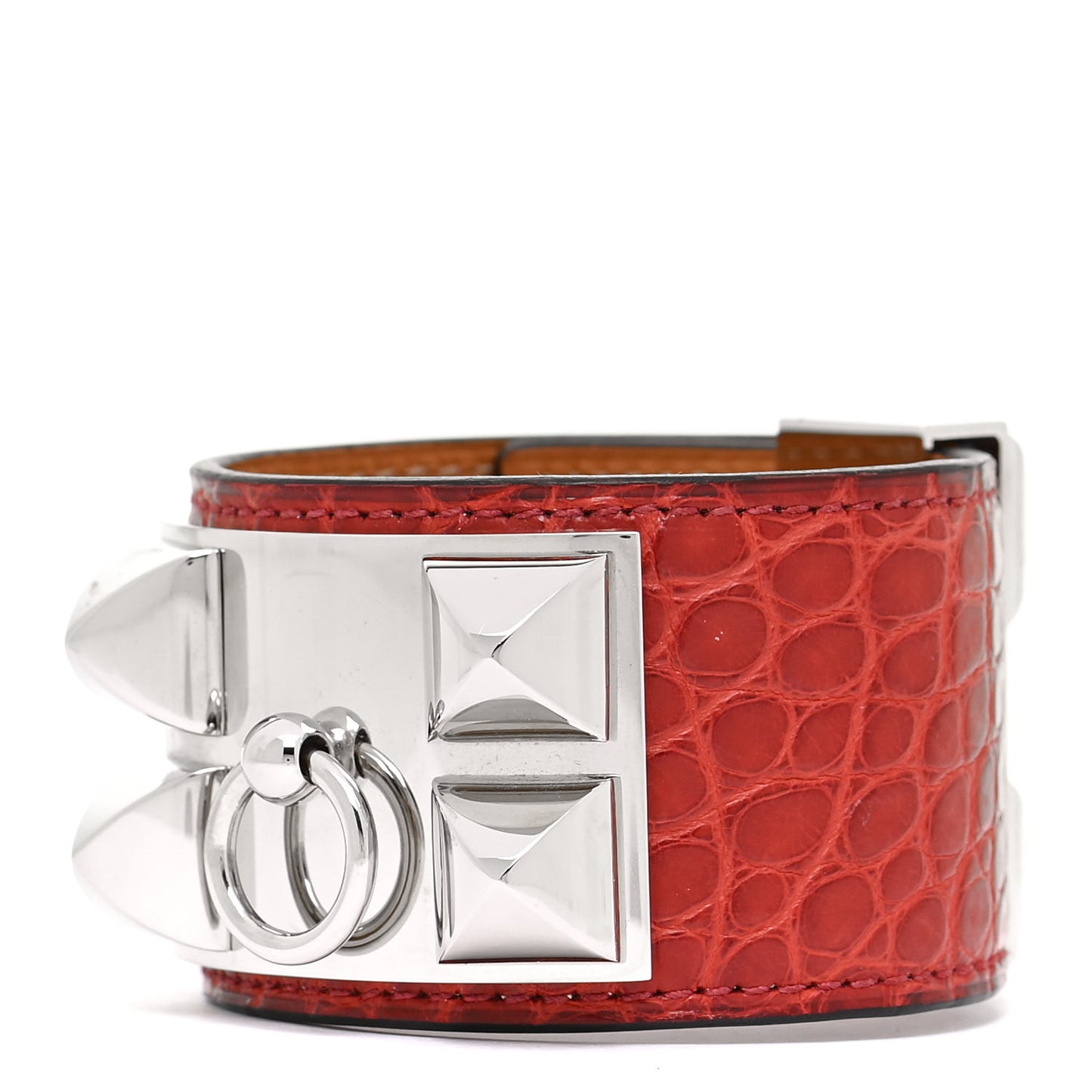 Matte Alligator Collier De Chien CDC Bracelet S