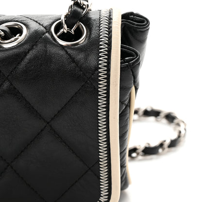 Chanel Lambskin East West Mademoiselle Flap Black 11 of 13