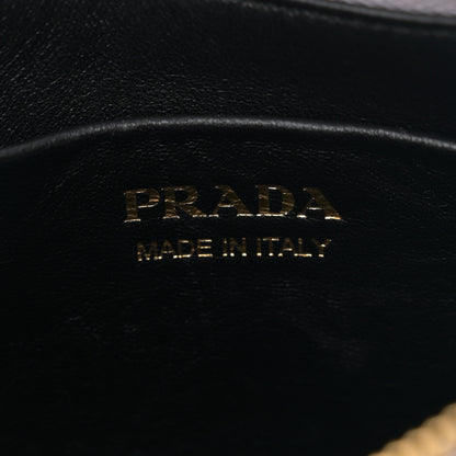 Prada Soft Calfskin Arque Shoulder Bag Glicine 6 of 10