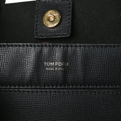 Tom Ford Saffiano Mini T Tote Black 6 of 16