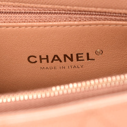 Chanel Caviar Lizard Quilted Small Coco Handle Flap Beige 7 of 9