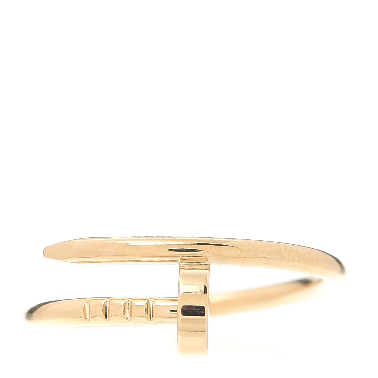 Cartier 18K Yellow Gold Small Juste Un Clou Ring 53 6.25 1 of 5