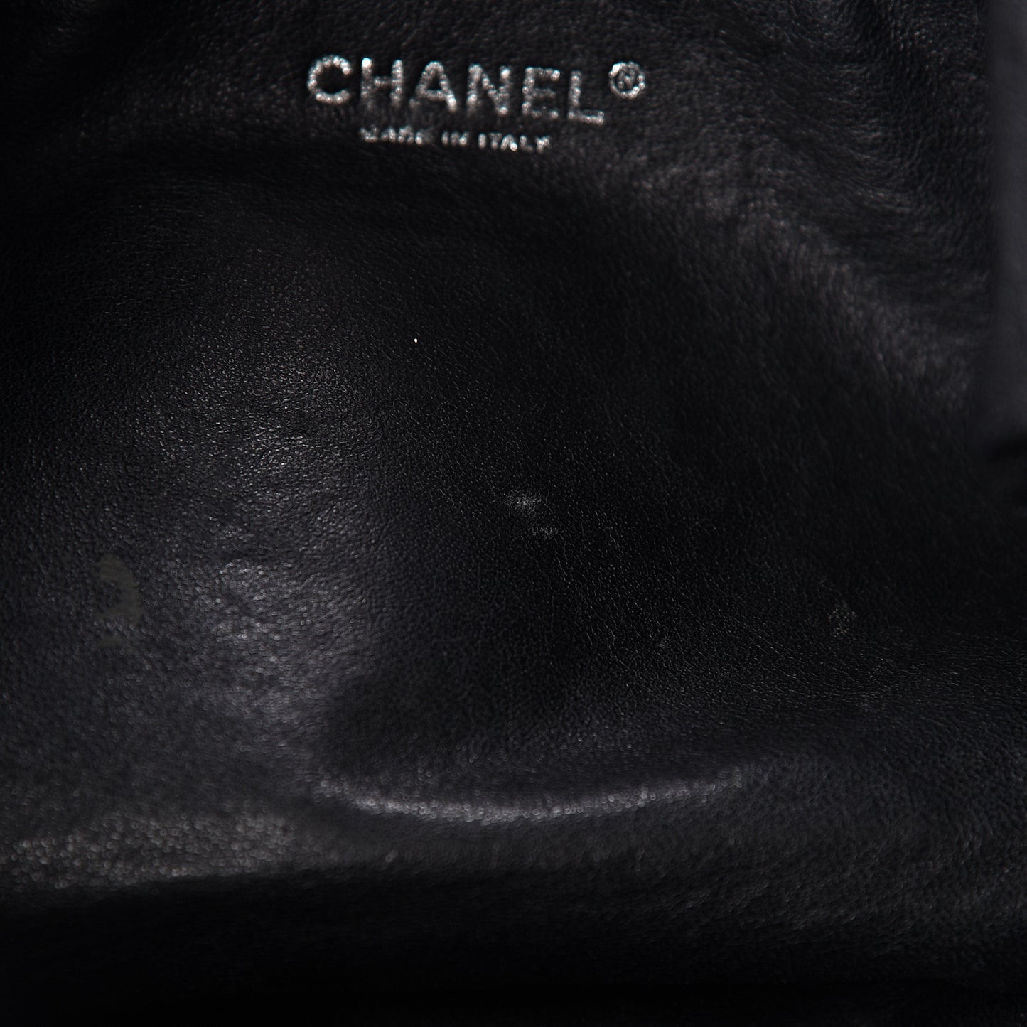 Calfskin Modern Chain Hobo Black