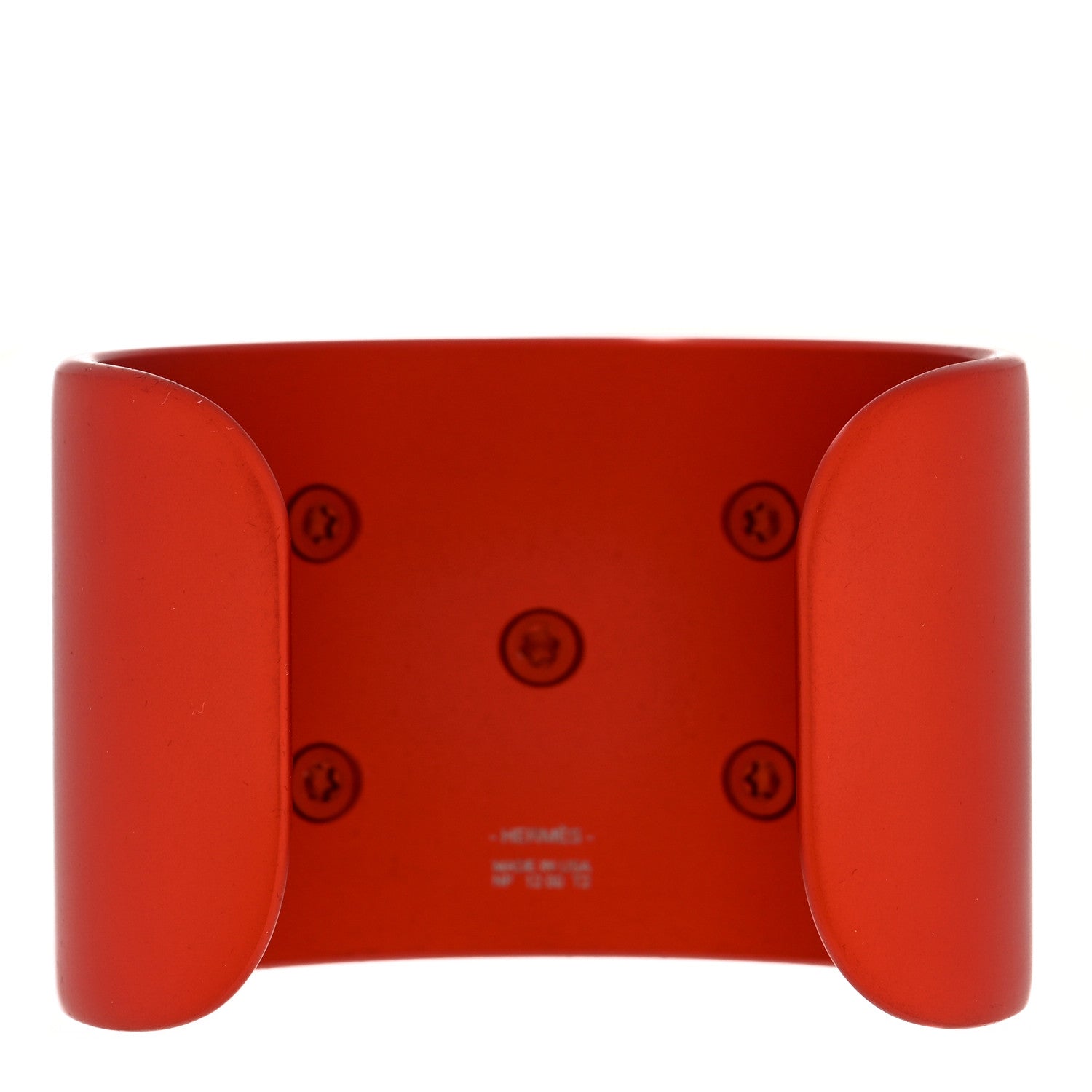 Hermes Aluminium Sunset Collier De Chien CDC Bracelet Rouge H 3 of 5