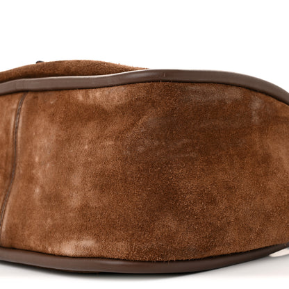 Prada Scamosciato Darling Shoulder Bag Cacao 10 of 13